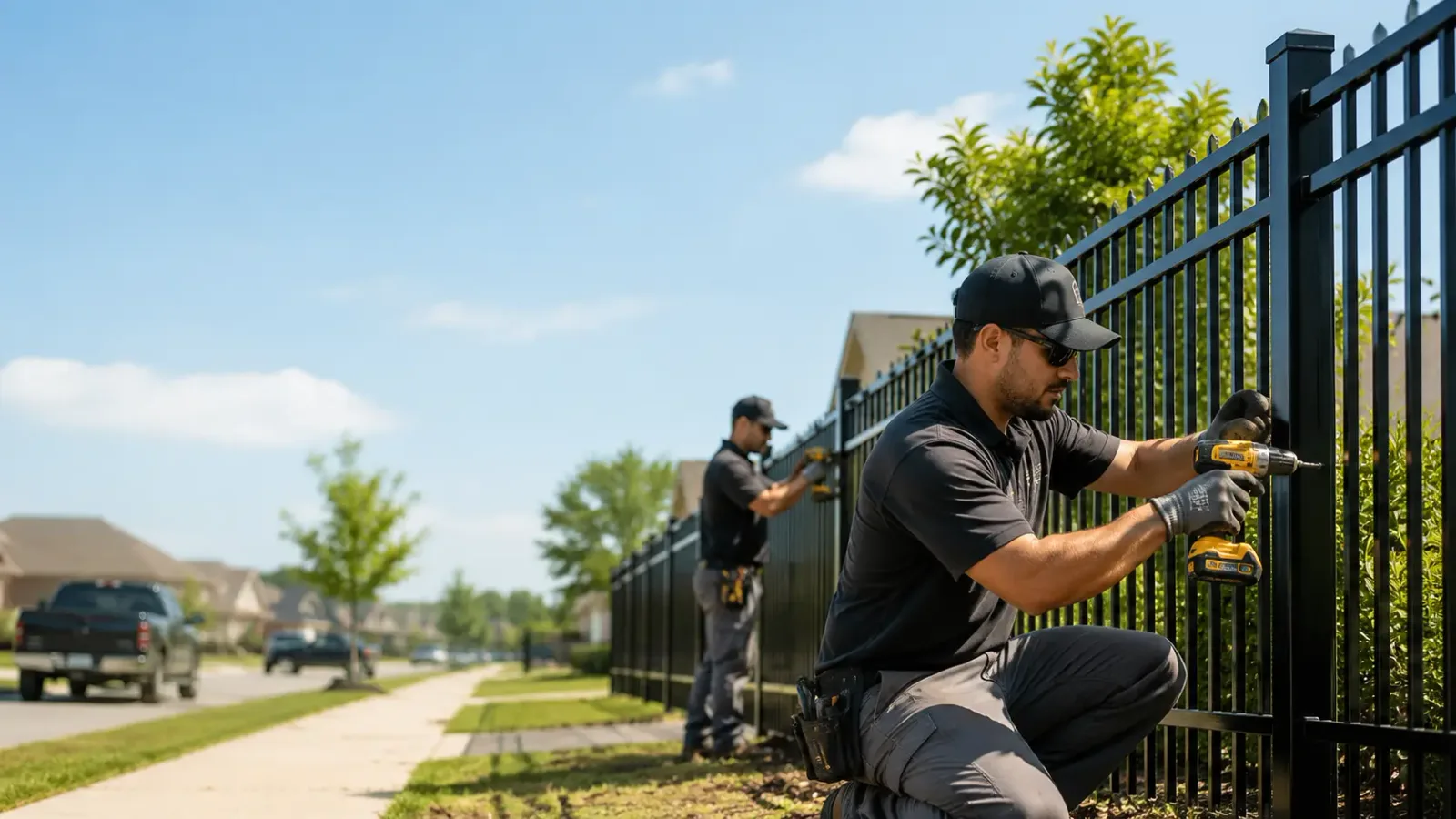 Metal Fence Installation in South Burlington, VT